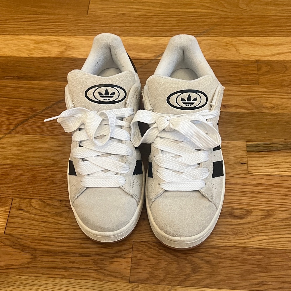 Adidas Classic Campus the lightest Gray White with Black Trainers